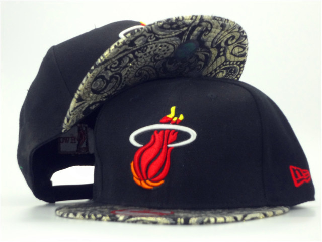 Miami Heat Snapback Hat ZY 1